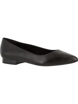 Женские кожаные балетки без шнуровки BELLA VITA черного цвета на каблуке 1/2 Vivien, размер 9 м