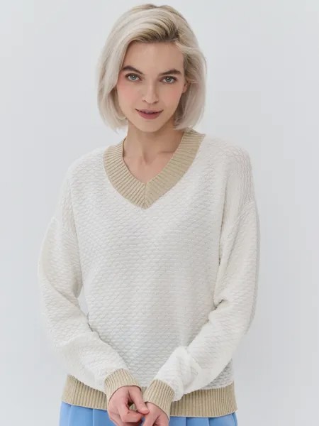 Пуловер женский NEWVAY 9231-94044 белый 50-52 RU