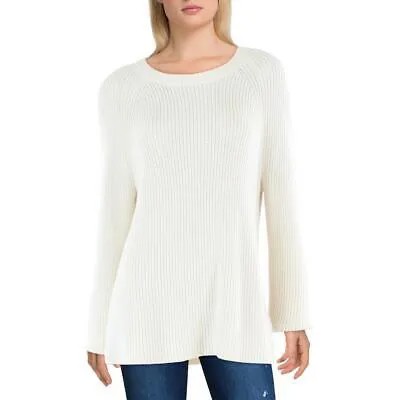 Женский пуловер с круглым вырезом цвета слоновой кости Vince L BHFO 5707
