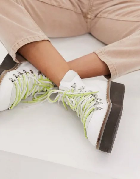 Белые походные ботинки Free People Durango-Белый
