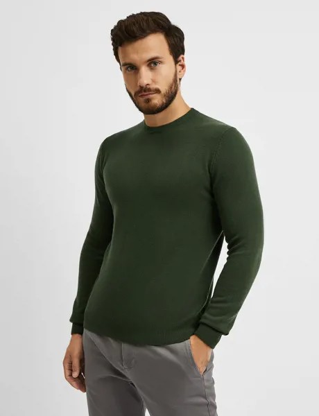 Джемпер мужской United Colors of Benetton 21A_1002U1G34 зеленый M