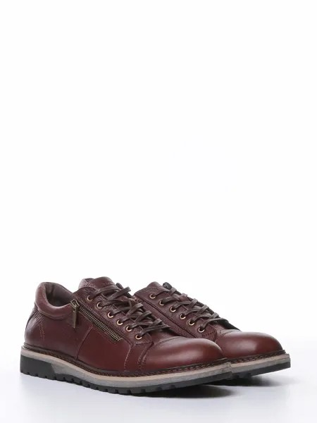 Полуботинки мужские Color Me 9126CM brown бордовые 41 ru