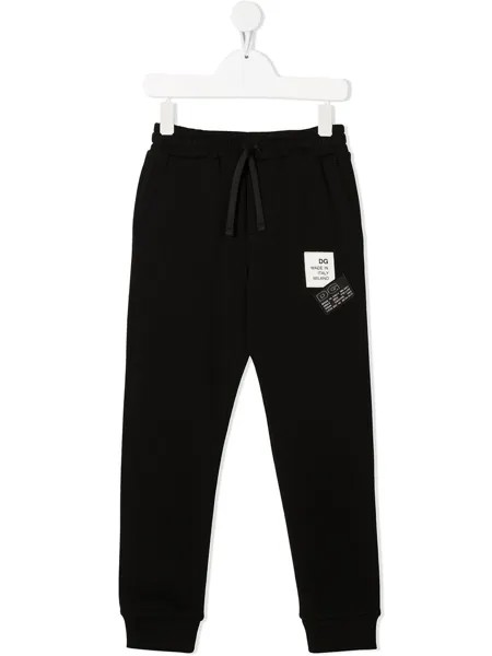 Dolce & Gabbana Kids спортивные брюки с логотипом