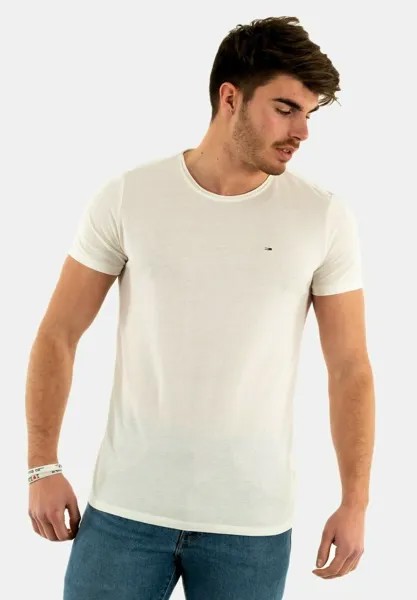 Футболка с принтом Tommy Jeans, молочный
