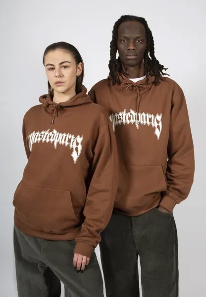 Толстовка HOODIE PITCHER UNISEX Wasted Paris, цвет ice brown