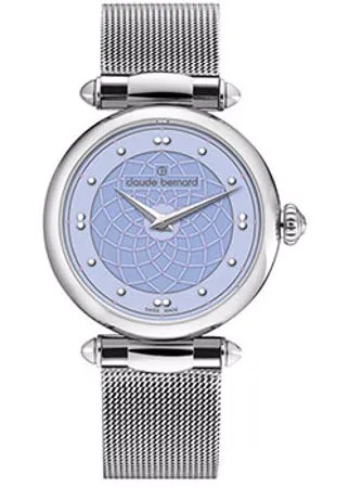 Швейцарские наручные  женские часы Claude Bernard 20508-3MCIELN. Коллекция Dress code