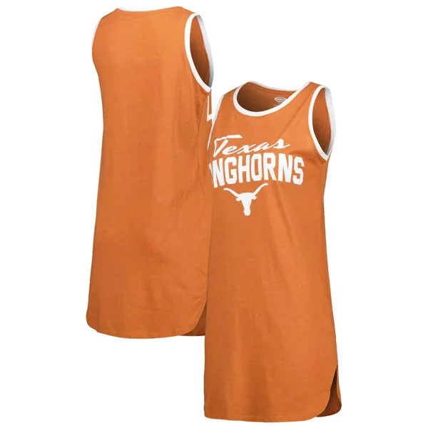 Женская ночная рубашка-майка Concepts Sport Texas Orange Texas Longhorns