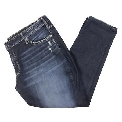 Женские синие джинсы-бойфренды Silver Jeans Co. с рваными манжетами 24 BHFO 5431