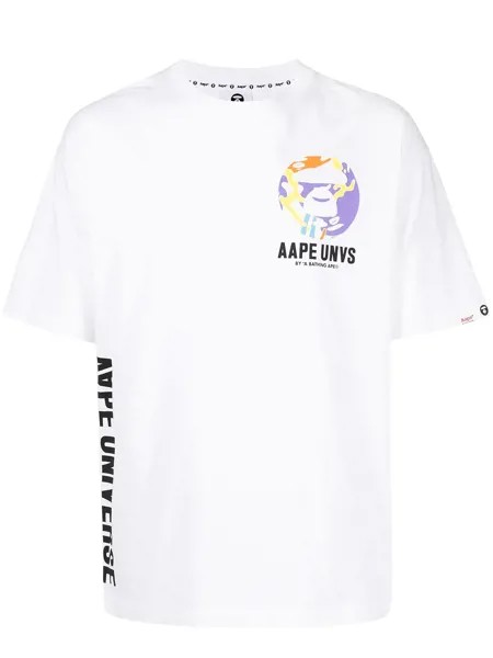 AAPE BY *A BATHING APE® футболка с логотипом