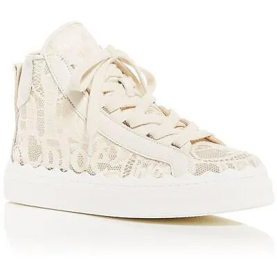 Chloe Womens Lauren Lace High Top Casual and Fashion Sneakers Shoes BHFO 4517