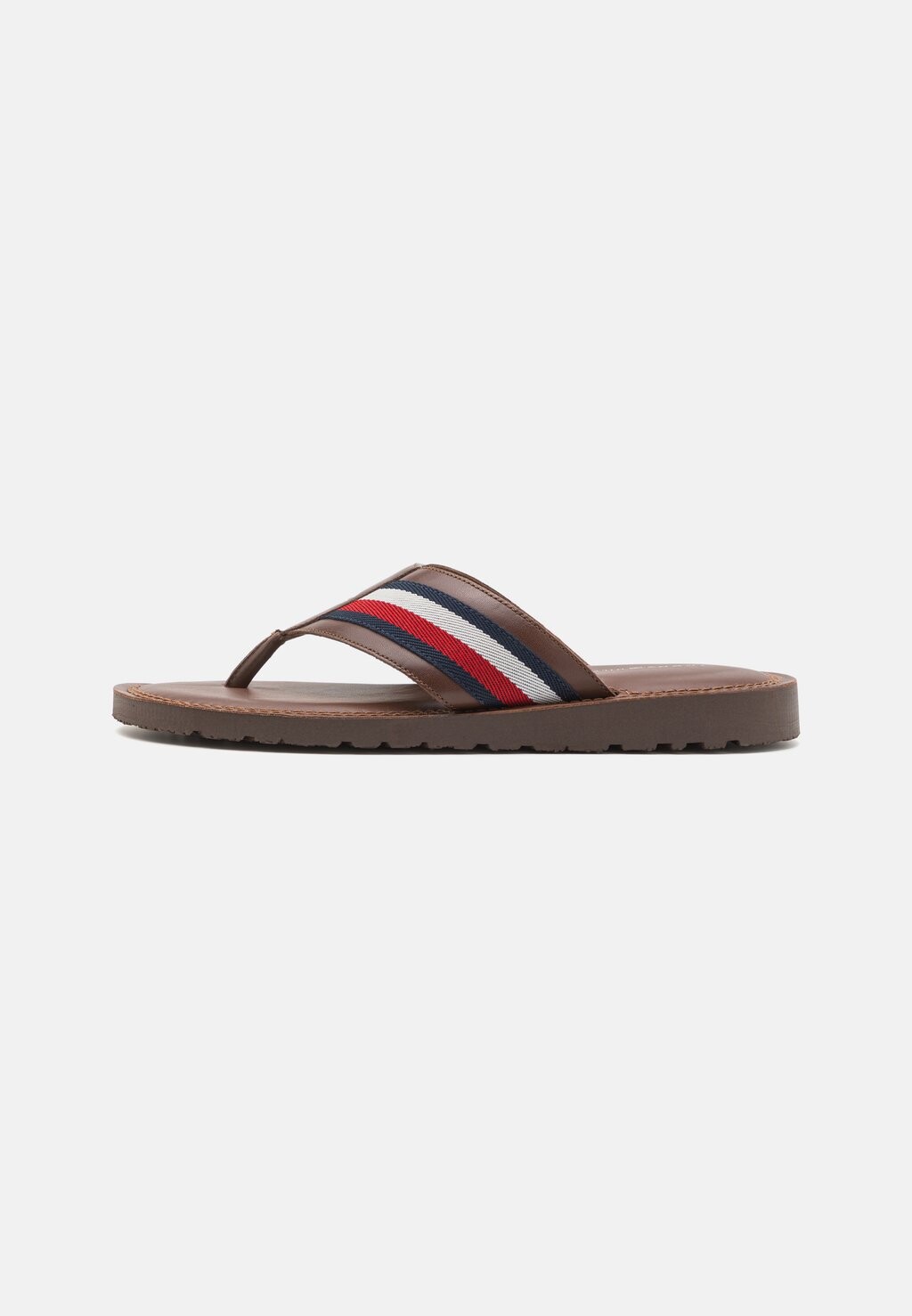 Шлепанцы Core Toe Post Tommy Hilfiger, коричневый