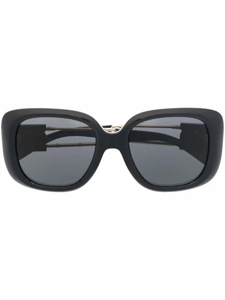 Versace Eyewear солнцезащитные очки в квадратной оправе