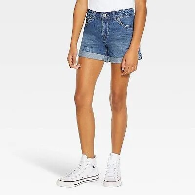 Джинсовые шорты Levis Girls Girlfriend - Evie Medium Wash 16