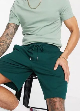 Зеленые трикотажные шорты в стиле oversized от комплекта ASOS DESIGN-Зеленый цвет