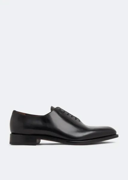 Оксфорды FERRAGAMO Angiolio Oxford shoes, черный