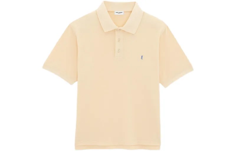 SAINT LAURENT Мужская рубашка поло, цвет Beige