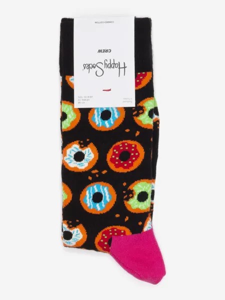 Носки с рисунками Happy Socks - Donut, Черный