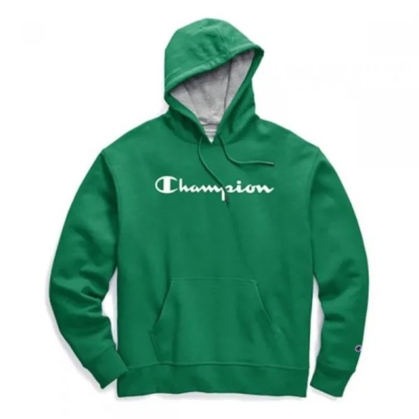 CHAMPION Champion (GF89H) Power Blend Script Print Hoodie K.GREEN 45389-45389
