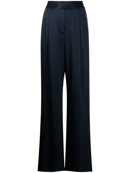 Michelle Mason шелковые брюки широкого кроя