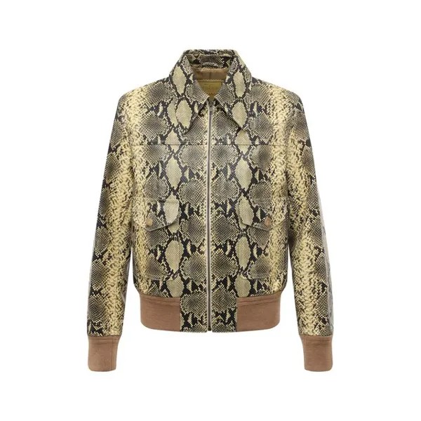 Кожаный бомбер Gucci