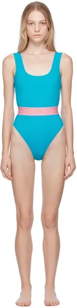 Синий купальник Greca Versace Underwear
