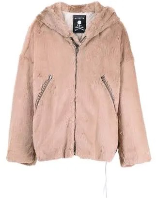 Mastermind World shearling zip jacket