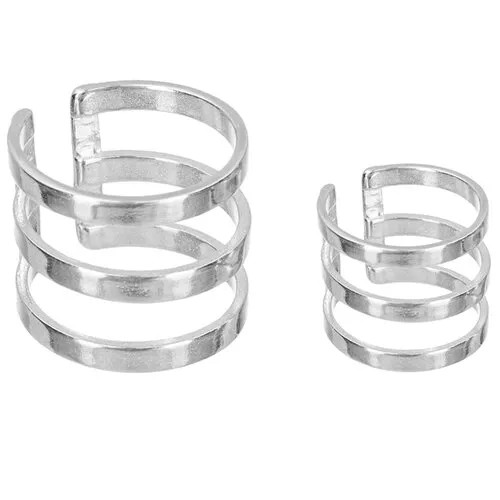 Фаланговые кольца Трио, серебро 925 MR0028-Ag925, без размера, 7,69
