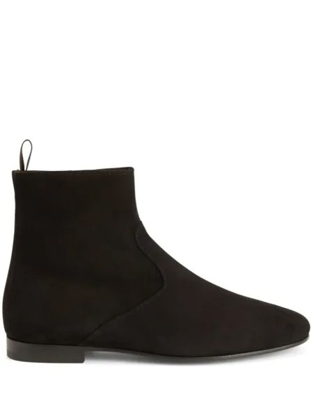 Giuseppe Zanotti замшевые ботинки Ron, черный
