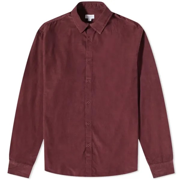 Рубашка Sunspel Corduroy Button Down Shirt