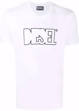 Diesel футболка с нашивкой