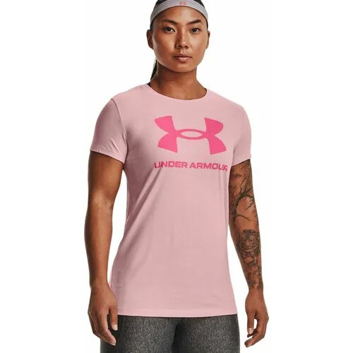 Футболка Under Armour, размер S, малиновый