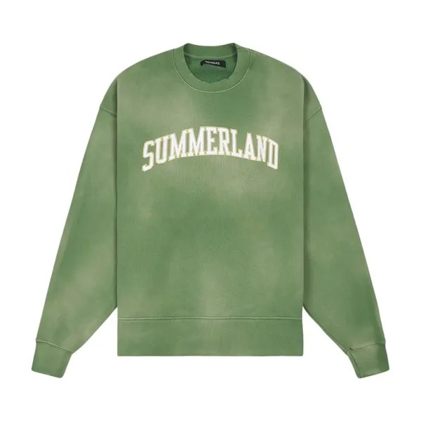 Толстовка Nahmias Summerland Collegiate Crewneck, зеленый