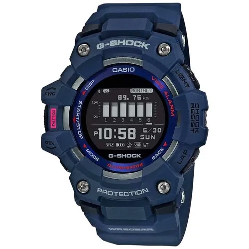 Наручные часы CASIO G-Shock GBD-100-2, синий, черный