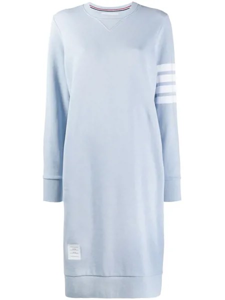 Thom Browne платье-толстовка с полосками 4-Bar