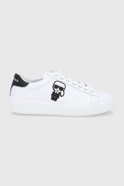 Кожаные туфли KUPSOLE III KL61030A.011 Karl Lagerfeld, белый