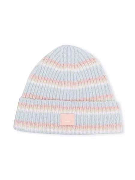 Acne Studios Kids шапка бини в полоску