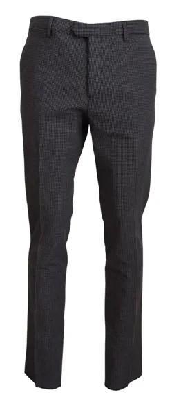 Брюки BENCIVENGA, шерстяные брюки прямого кроя в клетку, мужские брюки IT52/W38/L, рекомендованная цена 180 долларов США
