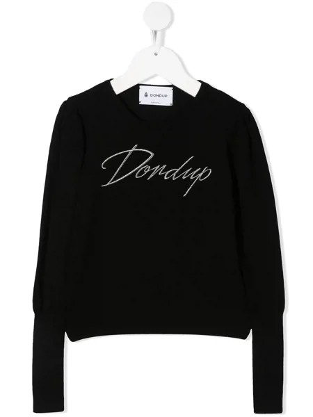 DONDUP KIDS джемпер с вышитым логотипом