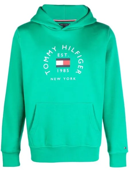 Tommy Hilfiger кардиган с карманами, зеленый