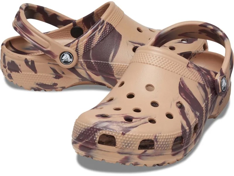 Сабо Crocs Classic Marbled Tie-Dye Clog