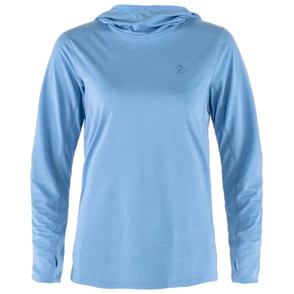 Функциональная рубашка Fjällräven Women's Abisko Sun Hoodie, цвет Ultramarine