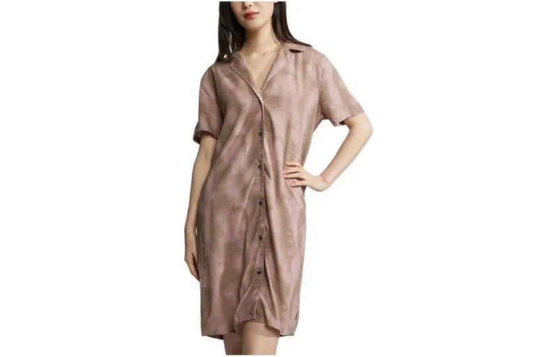 Женские ночные рубашки Calvin Klein, цвет B95 - check blue