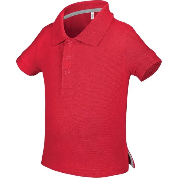 Поло Kariban Short Sleeve Baby, красный