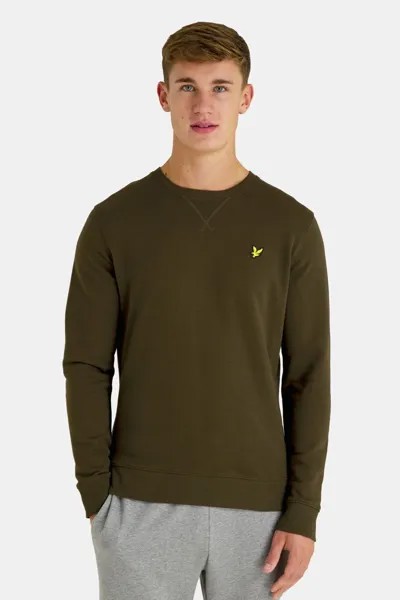 Толстовка с круглым вырезом Lyle & Scott, зеленый