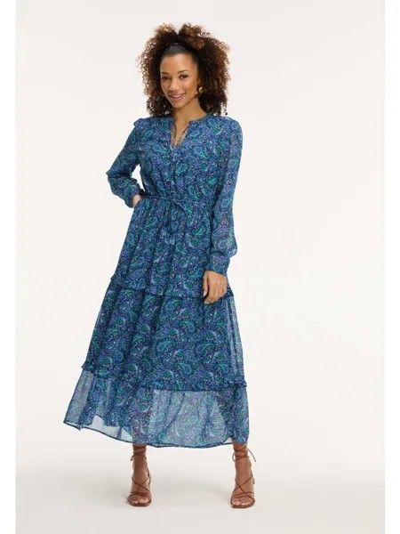 Длинное платье SHIWI, цвет blue paisley