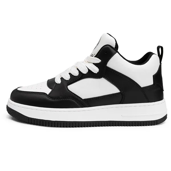Кроссовки Loz Skateboarding Shoes Unisex Low-top White, белый/черный