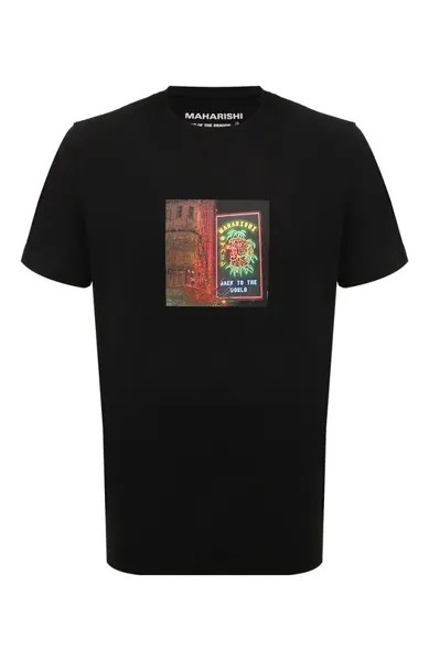 Хлопковая футболка Maharishi
