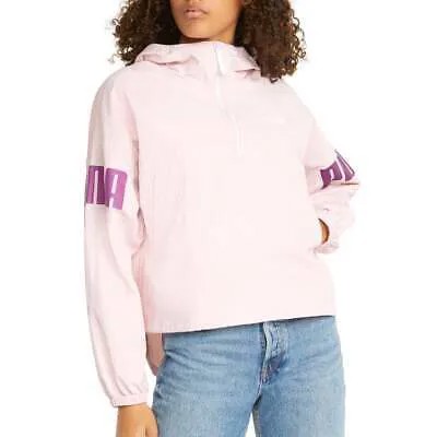 Puma Power Zip Windbreaker Женская розовая повседневная спортивная верхняя одежда 847490-16