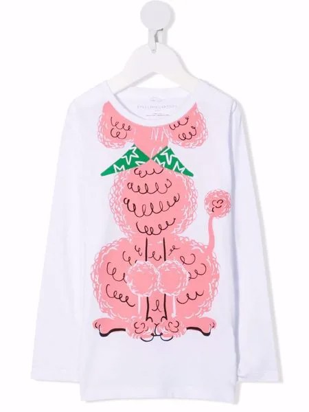 Stella McCartney Kids футболка из органического хлопка с принтом