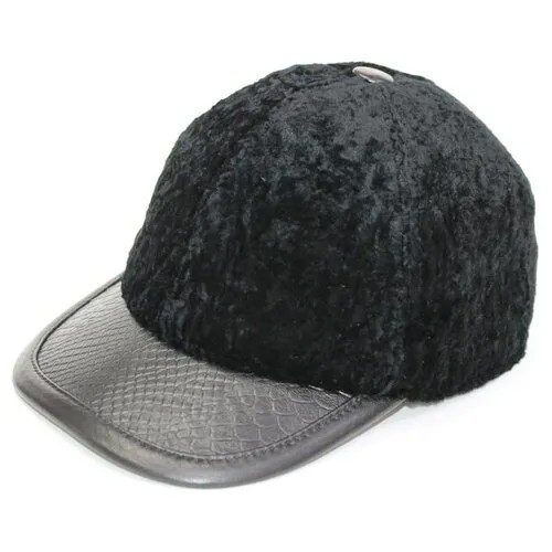 Кепка шлем Мария, демисезон/зима, шерсть, подкладка, размер 60 - 61, черный